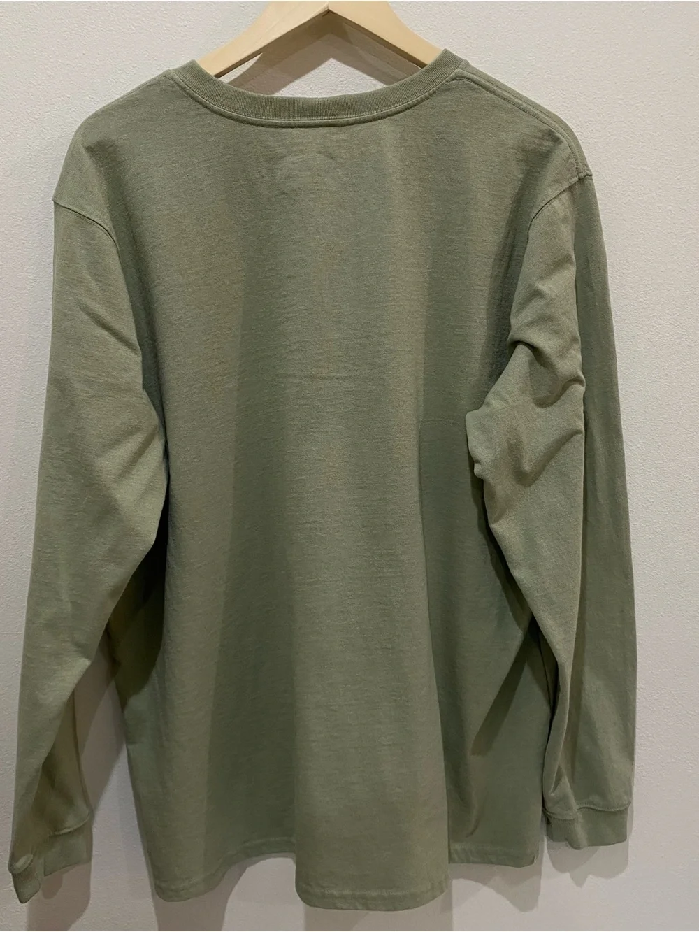 Carhartt Long Sleeve TShirt Mens XXL Green Original Fit Sleeve Logo Tee